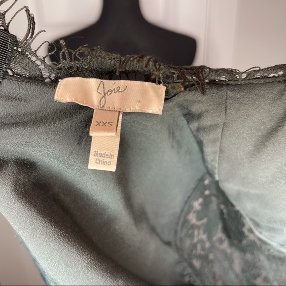 Joie Frayda Lace Button Back Top Blouse in Autumn Garden - Picture 10 of 12